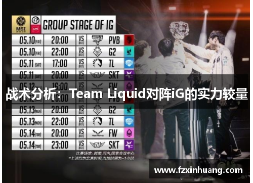 战术分析：Team Liquid对阵iG的实力较量
